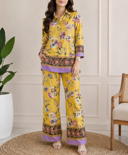 Floral Printed 2-Piece Women’s Co-Ord Set
