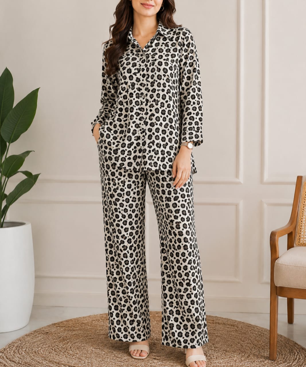 Floral Printed 2-Piece Women’s Co-Ord Set